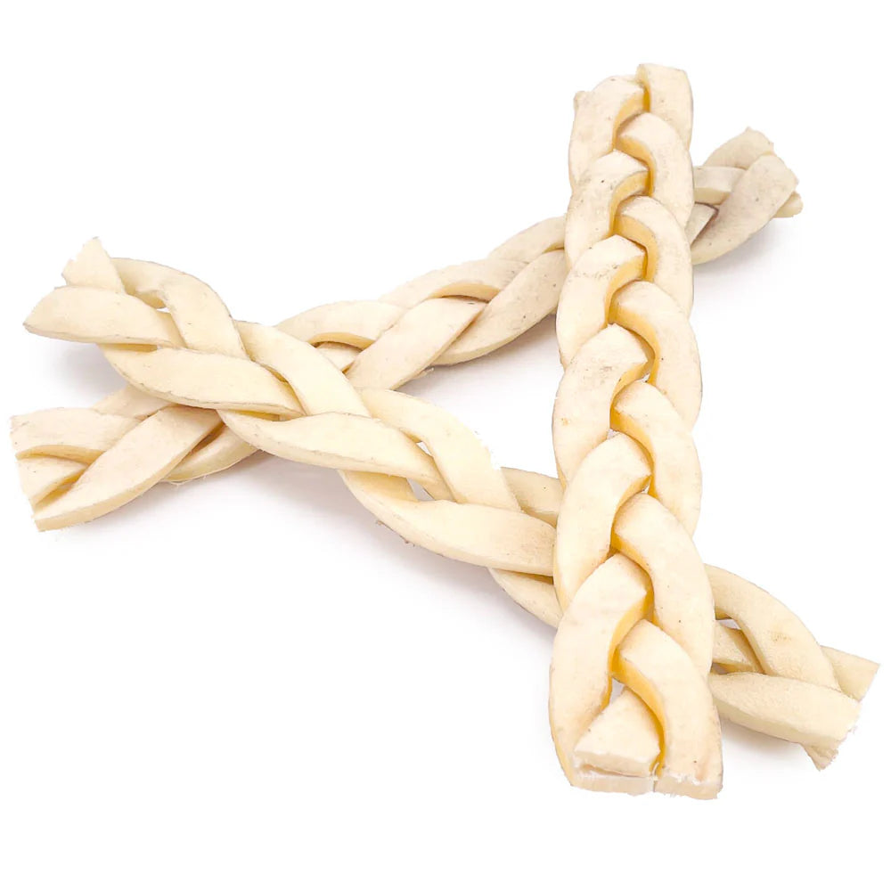 Braided Beef Cheek Chews 8 count