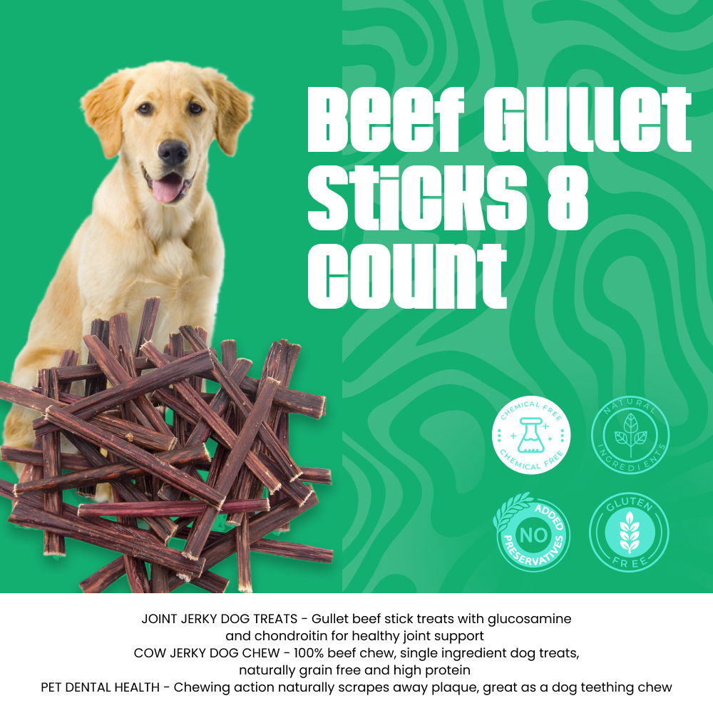 Beef Gullet Sticks 8 count