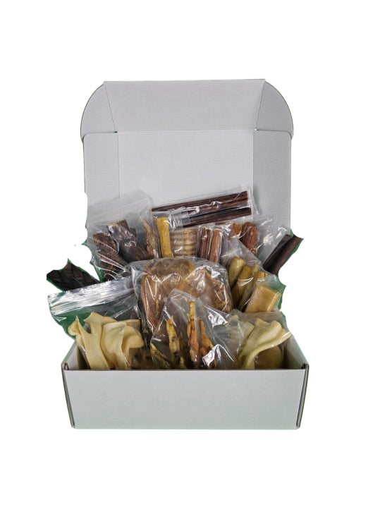 The Original Chomper Treat Box – A Month of Premium Chews: #1 Rated Chews for French Bulldogs