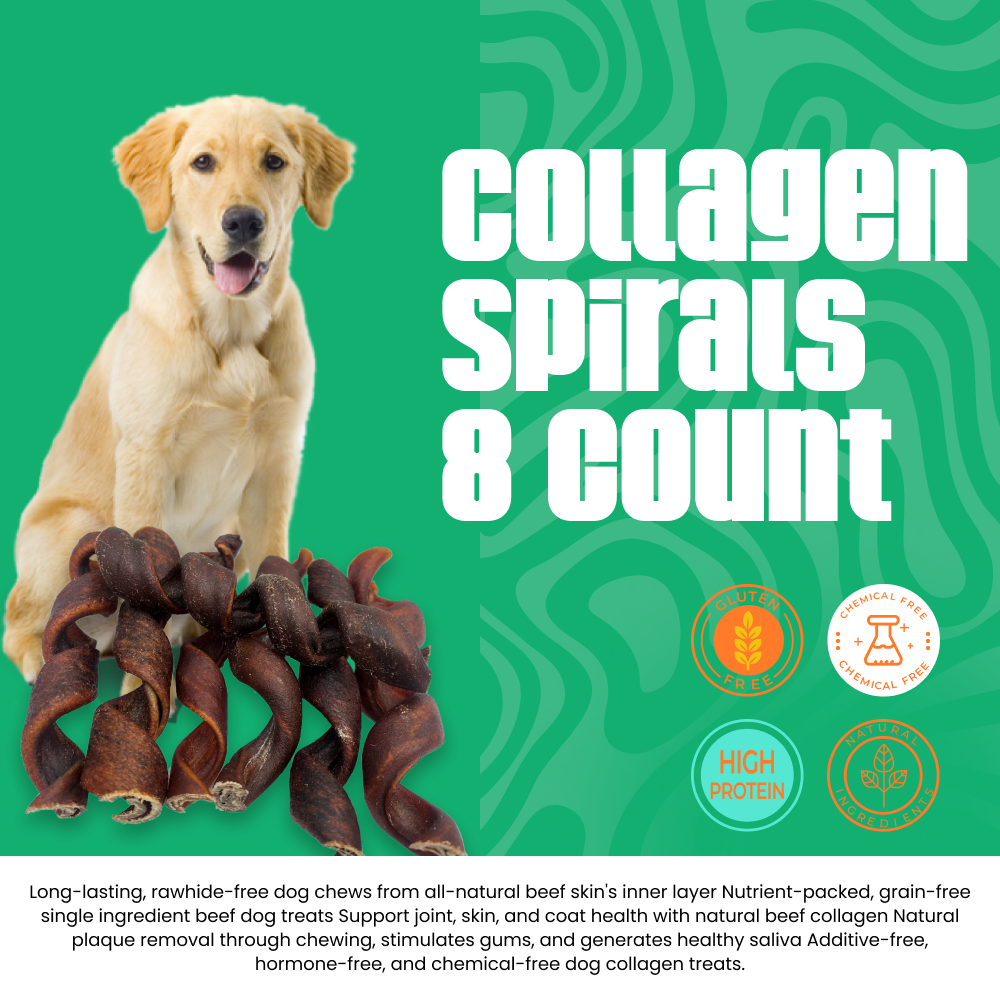Collagen Spirals 8 count