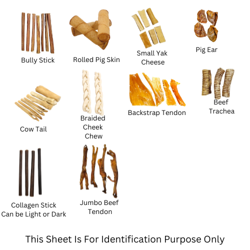 Tough Chewer Puppy Box – 17 Long Lasting Natural Chews