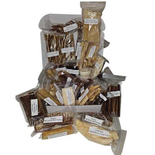Ultimate Chomper Treat Box 90 Variety Hard Dog Chews