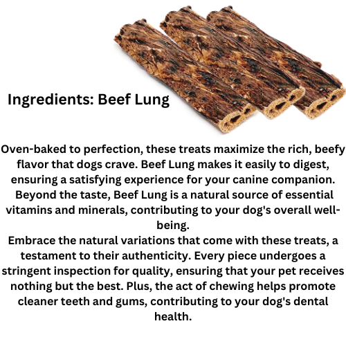 Beef Lung 8 Count