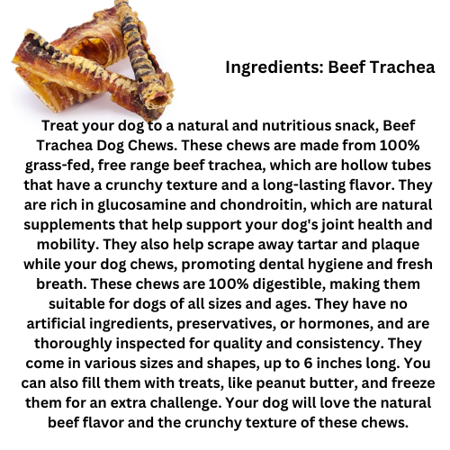 Beef Trachea 8 Count