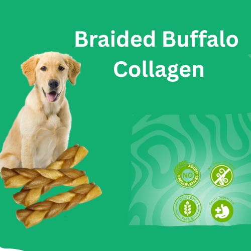 Buffalo Collagen Braids 8 count