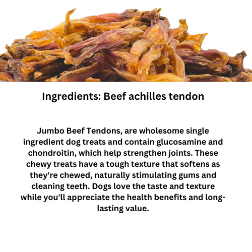 Jumbo Beef Tendons 3 count