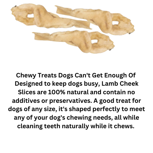 Lamb cheek chews 8 count